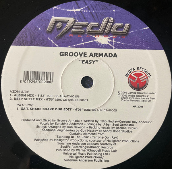 Groove Armada - Easy | Near Mint (NM)-