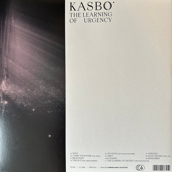Kasbo - The Learning of Urgency (CLEAR) | Mint (M) Mint (M)-