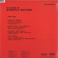 Various - 30 Years Of Strictly Rhythm - Part One (2xRED VINYL)[Repress] |-