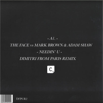 The Face (3) - Needin' U (Dimitri From Paris Remix)(RED VINYL) | Mint (M) Mint (M)-
