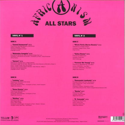 AFRICANISM ALLSTARS - AFRICANISM V (VINYL 2xLP Wagram 3505166) | NEW Mint (M) Mint (M)-