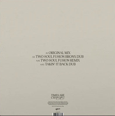 Ben Westbeech - Times Are Changing (Two Soul Fusion Remixes)(VINYL) | Mint (M) Mint (M)-