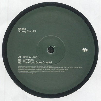 Shaka - (PRESALE) Smoky Club EP (VINYL) | Mint (M) Mint (M)-