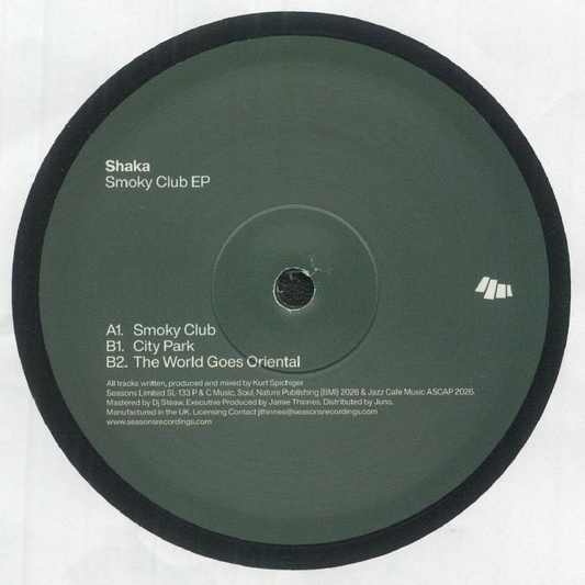 Shaka - (PRESALE) Smoky Club EP (VINYL) | Mint (M) Mint (M)-