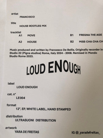 Francisco - House Bootleg Mix | Mint (M) Generic-