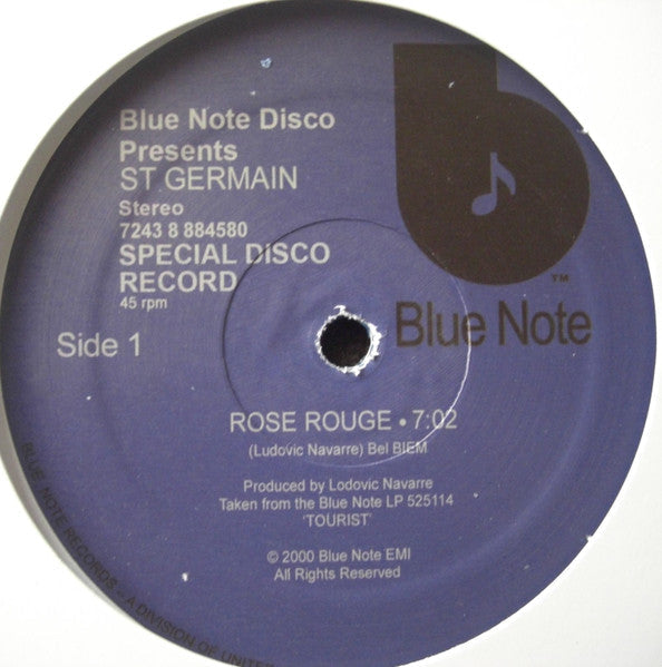 St Germain - Rose Rouge (BLUE VINYL) | Mint (M) Generic-