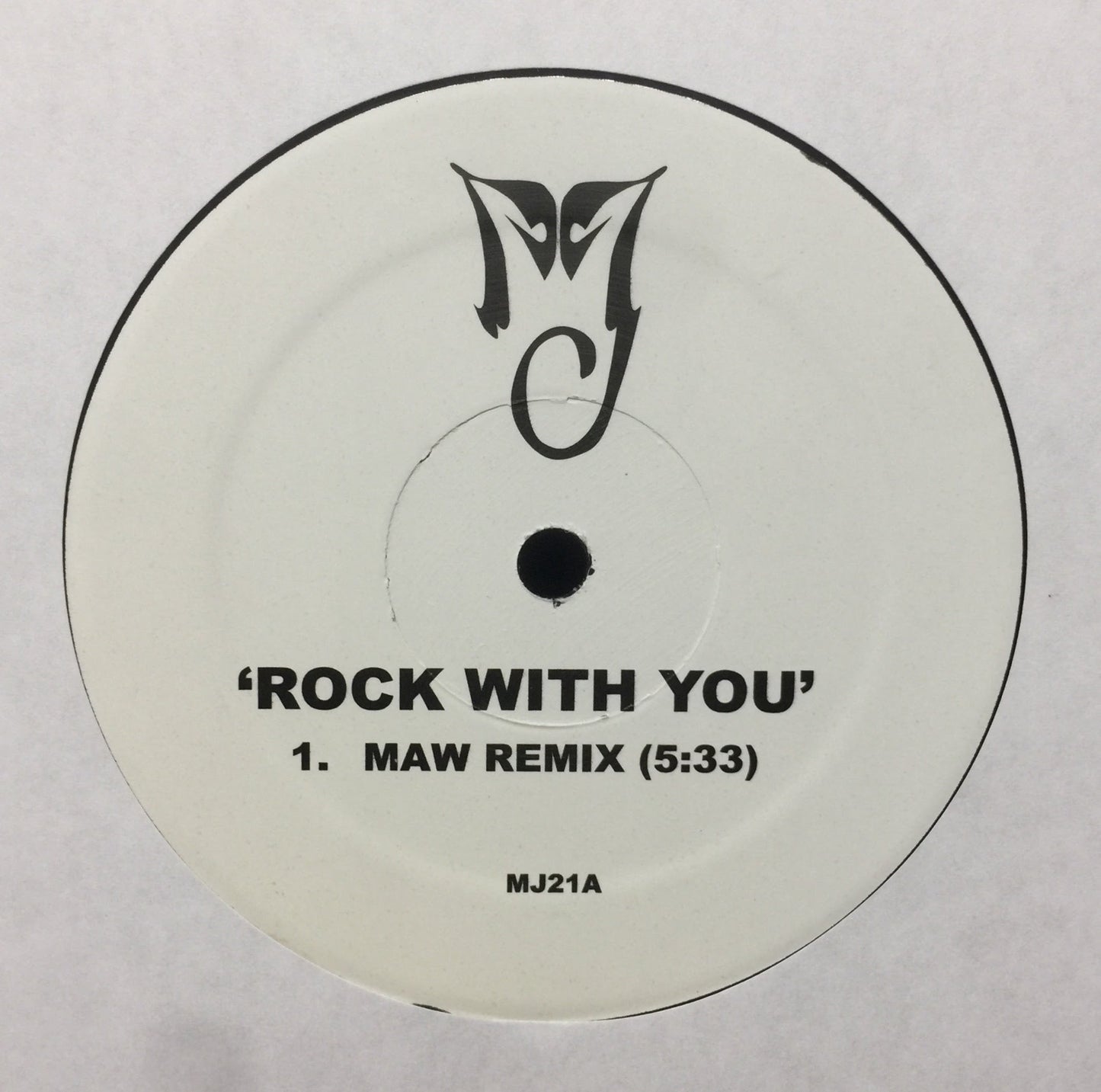 Michael Jackson - Rock With You (MAW Remix / Frankie Knuckles Remix)(VINYL) |-