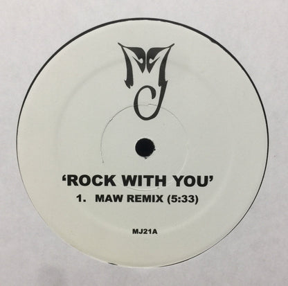 Michael Jackson - Rock With You (MAW Remix / Frankie Knuckles Remix)(VINYL) |-