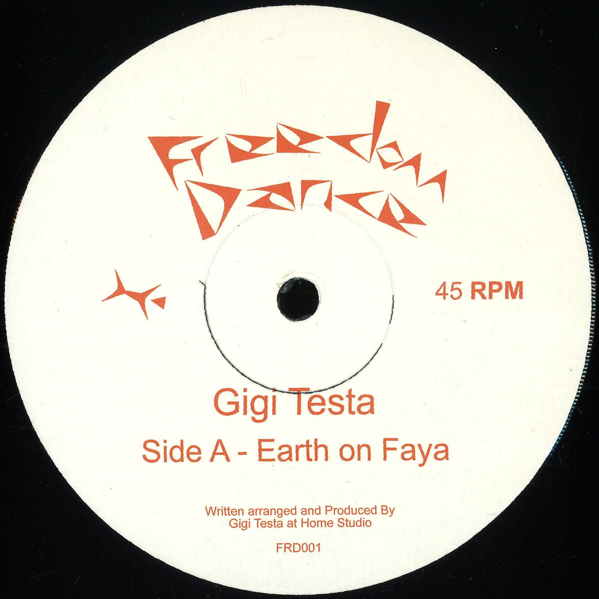 Gigi Testa - Earth on Faya EP (VINYL 12" Freedom Dance FRD001) | NEW Mint (M) Mint (M)-