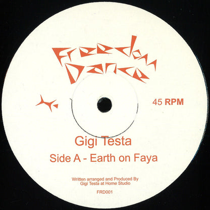 Gigi Testa - Earth on Faya EP (VINYL 12" Freedom Dance FRD001) | NEW Mint (M) Mint (M)-