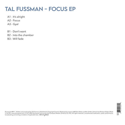 Tal Fussman - Focus EP (VINYL) | Mint (M) Mint (M)-