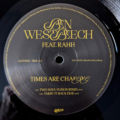 Ben Westbeech - Times Are Changing (Two Soul Fusion Remixes)(VINYL) | Mint (M) Mint (M)-