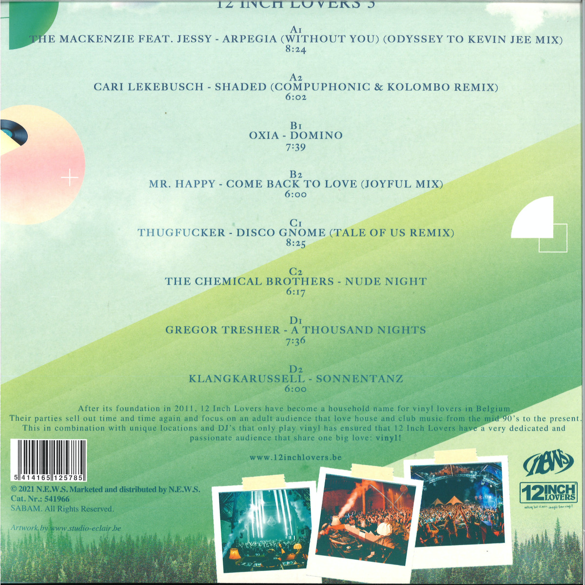 Various - 12 INCH LOVERS 3 (2xVINYL) | Mint (M) Mint (M)-