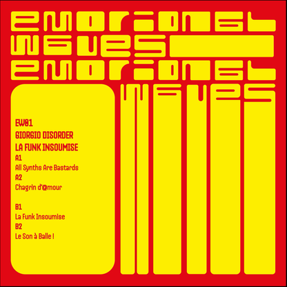 Giorgio Disorder - La funk Insoumise (VINYL) | Mint (M) Mint (M)-