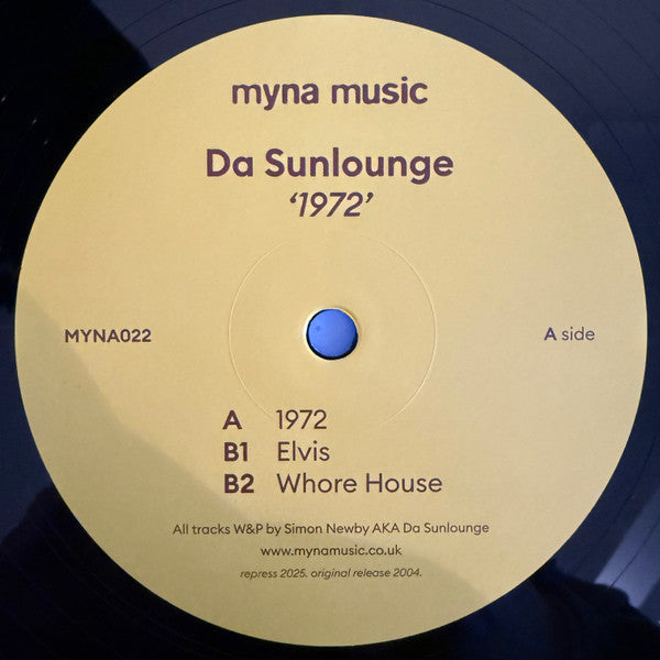 Da Sunlounge - 1972 (12" VINYL) |-