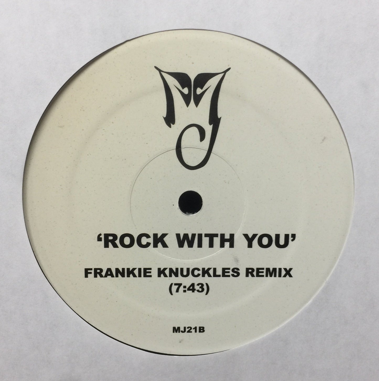 Michael Jackson - Rock With You (MAW Remix / Frankie Knuckles Remix)(VINYL) |-