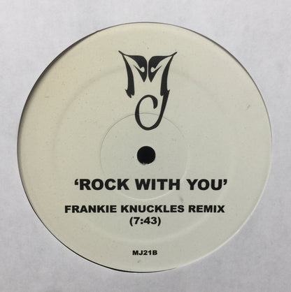 Michael Jackson - Rock With You (MAW Remix / Frankie Knuckles Remix)(VINYL) |-