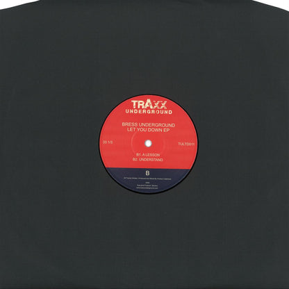 Bress Underground - Let You Down EP (VINYL 12" Traxx Underground TULTD011) | NEW Mint (M) Mint (M)-