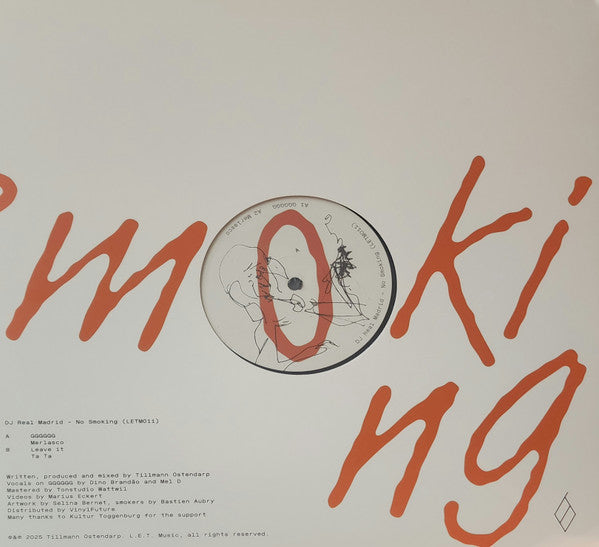 DJ Real Madrid - No Smoking (VINYL) |-