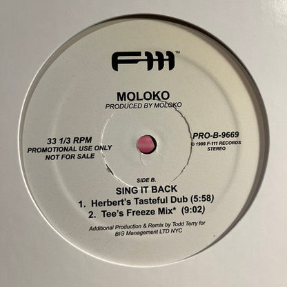Moloko - Sing It Back (VINYL 12") | NEW Mint (M) Mint (M)-