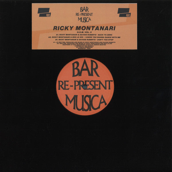 Ricky Montanari - H.O.M. Vol. II (VINYL) | Mint (M) Mint (M)-