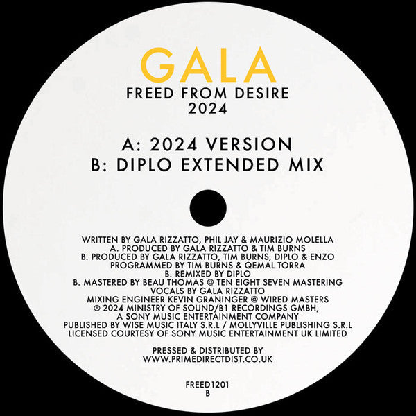 Freed From Desire 2024 (YELLOW VINYL) | Mint (M) Mint (M)-