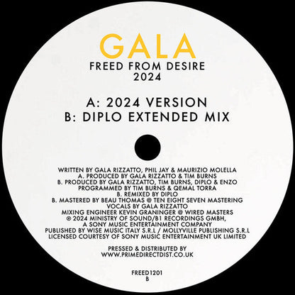 Freed From Desire 2024 (YELLOW VINYL) | Mint (M) Mint (M)-