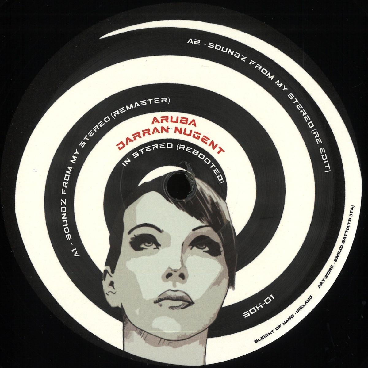 Aruba, Darran Nugent - Soundz From My Stereo (VINYL 12" Sleight of Hand SOH-01) | NEW Mint (M) Mint (M)-