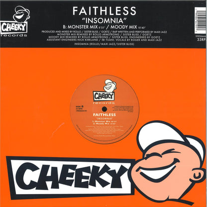 Faithless - Insomnia: 30th Anniversary (IMPORT 12" ORANGE VINYL LP CMG 19958444191) | NEW Mint (M) Mint (M)-