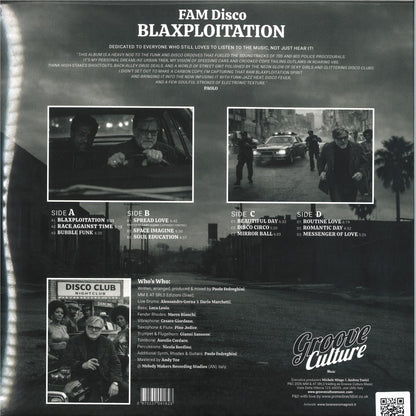 FAM Disco - (PRESALE 08/13/26) Blaxploitation (VINYL 2xLP GROOVE CULTURE GCV040) | NEW Mint (M) Mint (M)-
