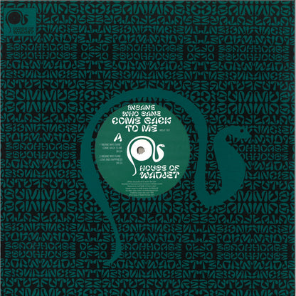 Insane Who Sane - (PRESALE TBD) Come Back To Me (VINYL 12" House Of Wadjet WDJT001 2026) | NEW-