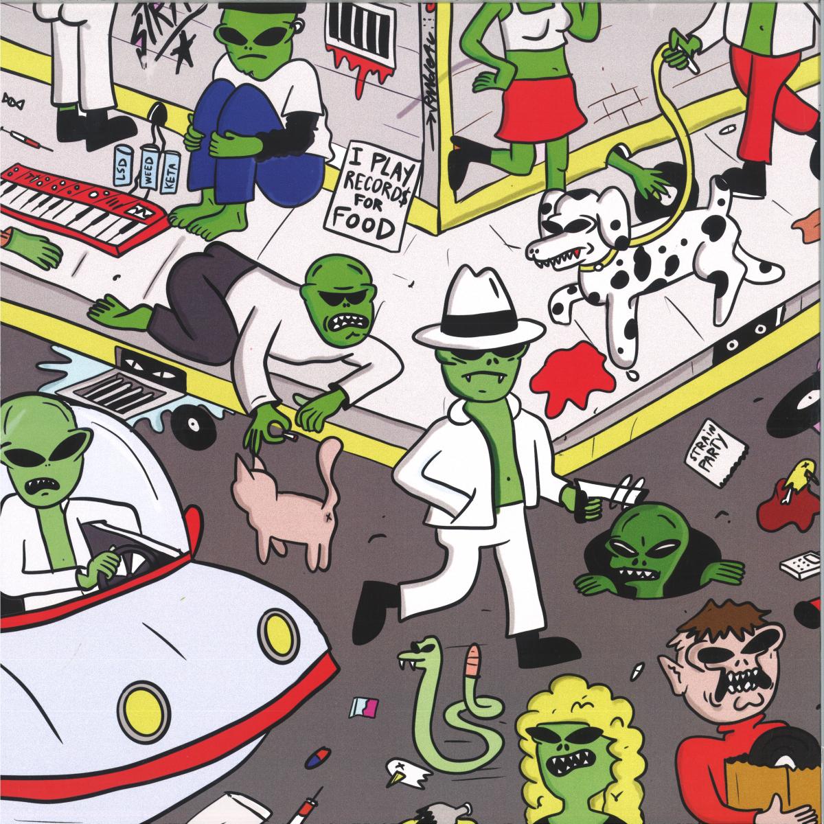 Various - The Space Hood (VINYL 12" Strain STRN002) | NEW Mint (M) Mint (M)-