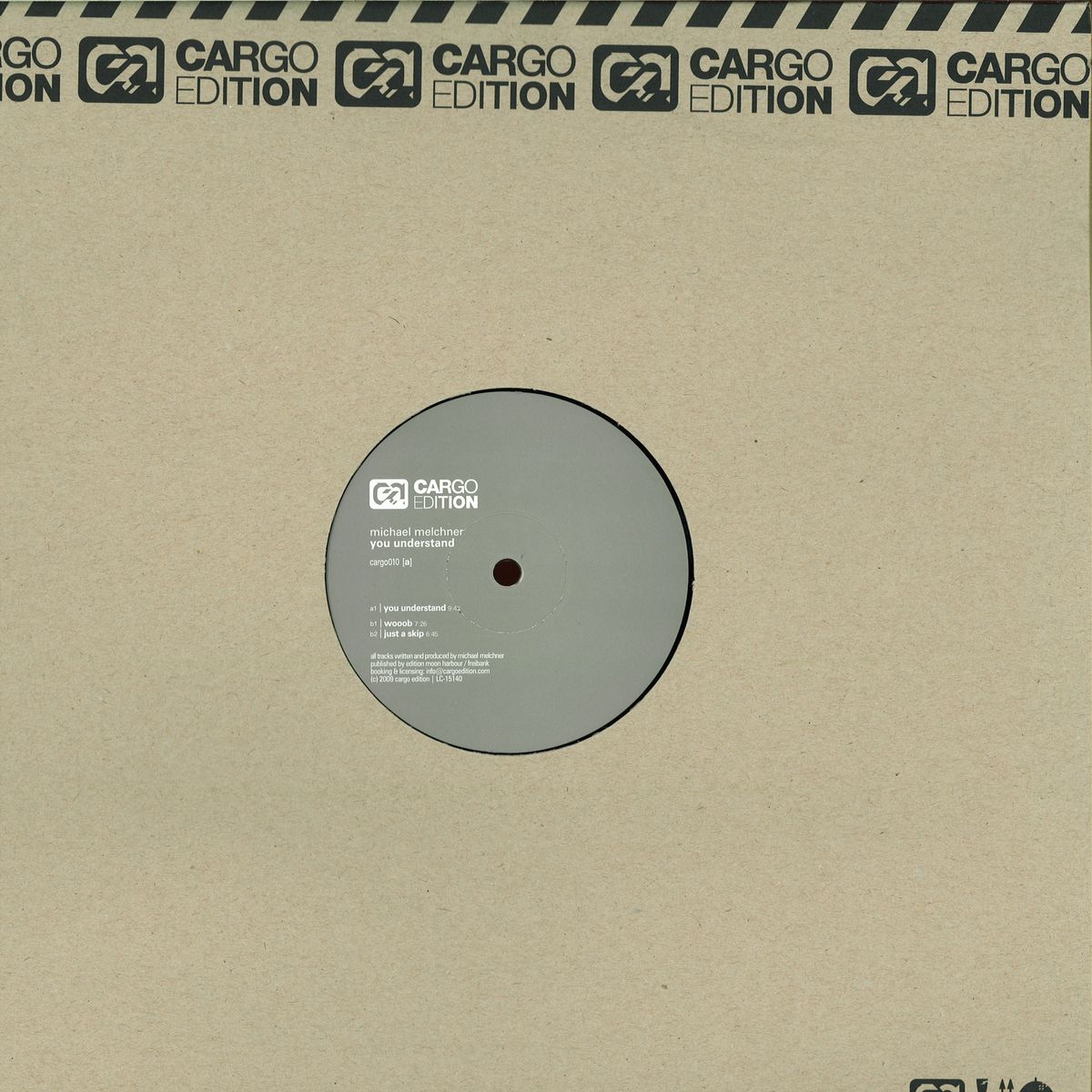 Michael Melchner - You Understand (VINYL 12" Cargo Edition CARGO010) | NEW Mint (M) Mint (M)-