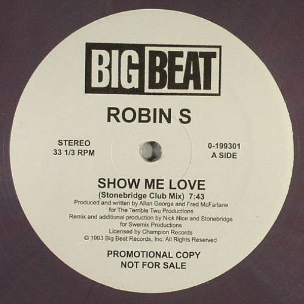 Robin S. - Show Me Love / Love For Love (VINYL) | Mint (M) Generic-