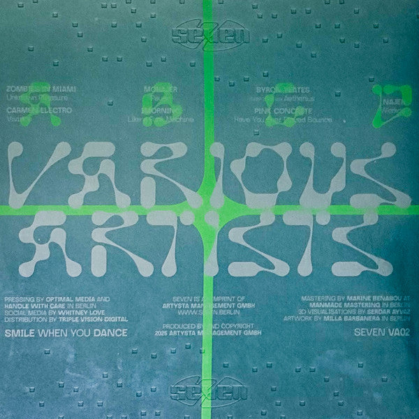Various - Seven Various Artists 02 (2xTRANSPARENT VINYL) | Mint (M) Mint (M)-