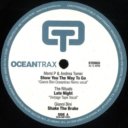 Various - Sounds Sampler Vol 1 (VINYL 12" Ocean Traxx OCNCNF-V001) | NEW Mint (M) Mint (M)-