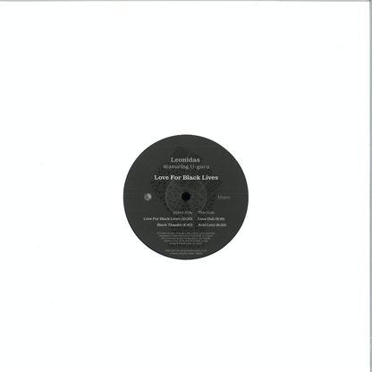 Leonidas featuring U-guru - Love For Black Lives (VINYL) | Mint (M) Mint (M)-