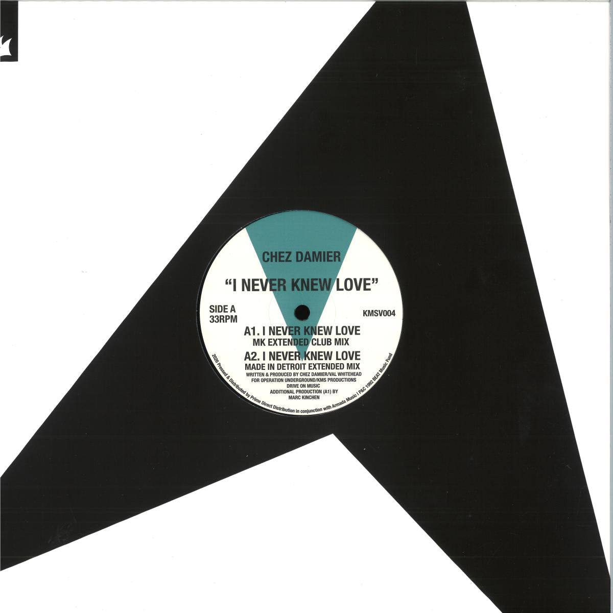 Chez Damier - I Never Knew Love (VINYL 12" KMS KMSV004) | NEW Mint (M) Mint (M)-