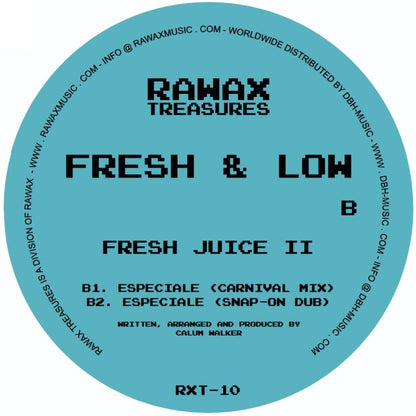 Fresh & Low - (PRESALE 08/17/26) Fever Tension / Fresh Juice II (VINYL 12" Rawax Records RXT-10) | NEW Mint (M) Mint (M)-
