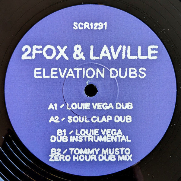 2fox & Laville - Elevation [Dubs] (VINYL) | Mint (M) Mint (M)-