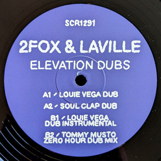 2fox & Laville - Elevation [Dubs] (VINYL) | Mint (M) Mint (M)-