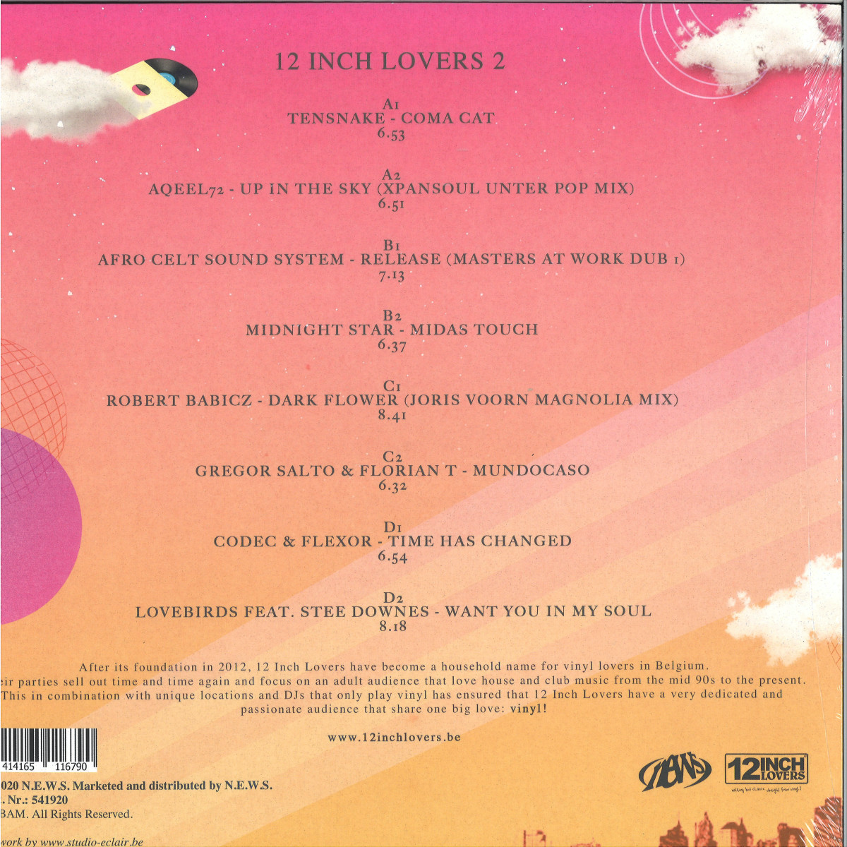 Various - 12 INCH LOVERS 2 (2xVINYL) | Mint (M) Mint (M)-