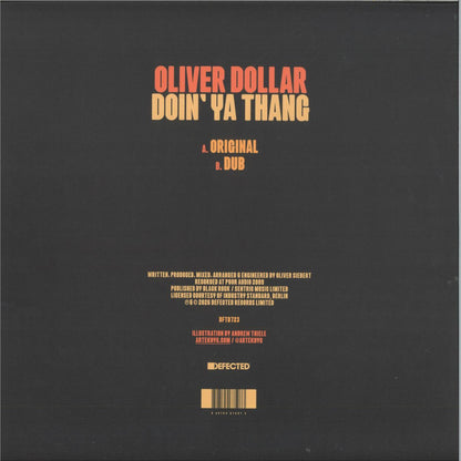 Oliver Dollar - Doin’ Ya Thang (VINYL 12" Defected DFTD723 2026) | NEW Mint (M) Mint (M)-