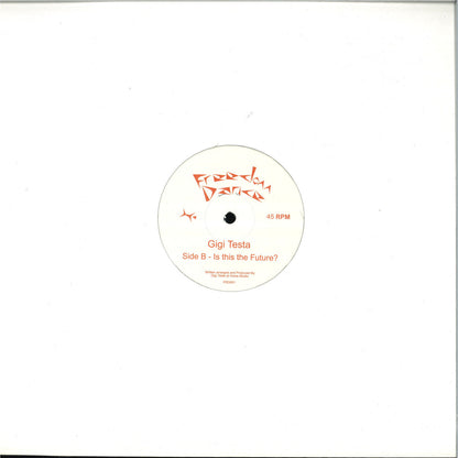 Gigi Testa - Earth on Faya EP (VINYL 12" Freedom Dance FRD001) | NEW Mint (M) Mint (M)-
