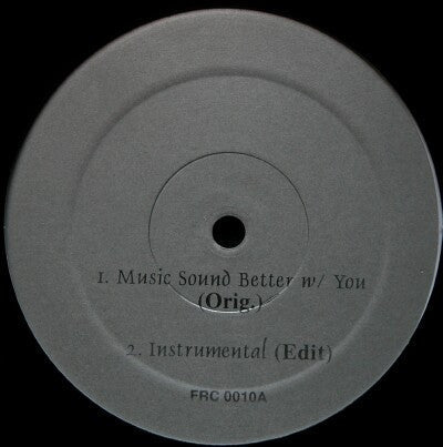 Music Sounds Better With You / Burnin (VINYL) | Mint (M) Generic-
