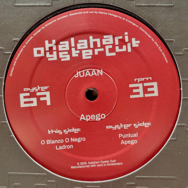 Juaan - Apego (VINYL) | Mint (M) Mint (M)-