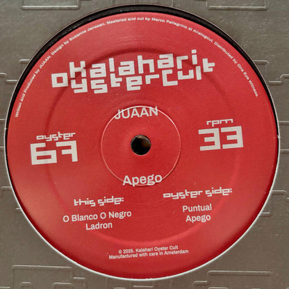 Juaan - Apego (VINYL) | Mint (M) Mint (M)-
