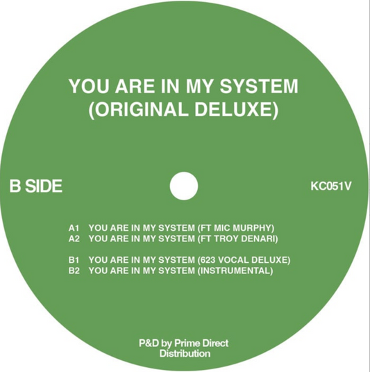 Kerri Chandler - (PRESALE 08/07/26) You Are In My System (Original Deluxe) (VINYL 12" Kerri Chandler KC051V 2026) | NEW Mint (M) Mint (M)-