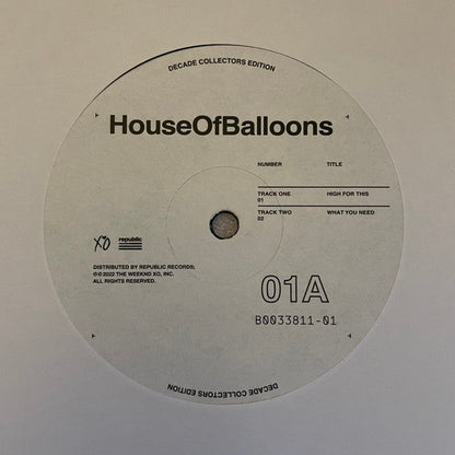 The Weeknd - House Of Balloons | Mint (M) Mint (M)-