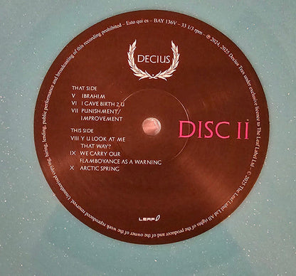 Decius - Decius Vol. II (Splendour & Obedience)(TURQUOISE VINYL) | Mint (M) Mint (M)-